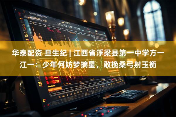 华泰配资 旦生纪 | 江西省浮梁县第一中学方一江一：少年何妨梦摘星，敢挽桑弓射玉衡