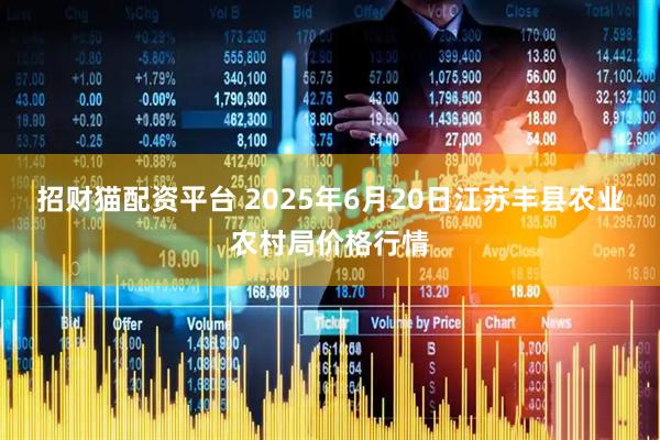 招财猫配资平台 2025年6月20日江苏丰县农业农村局价格行情