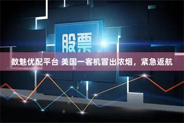 数魅优配平台 美国一客机冒出浓烟，紧急返航