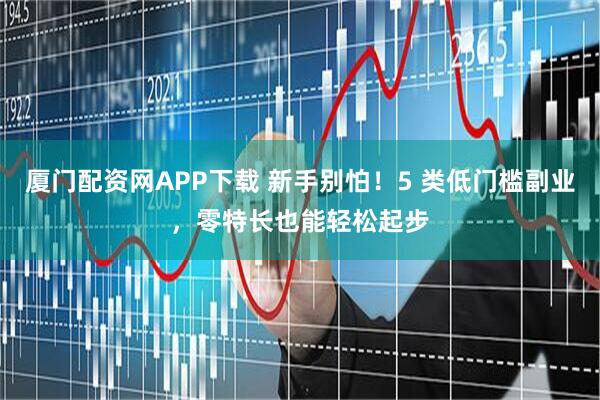 厦门配资网APP下载 新手别怕！5 类低门槛副业，零特长也能轻松起步